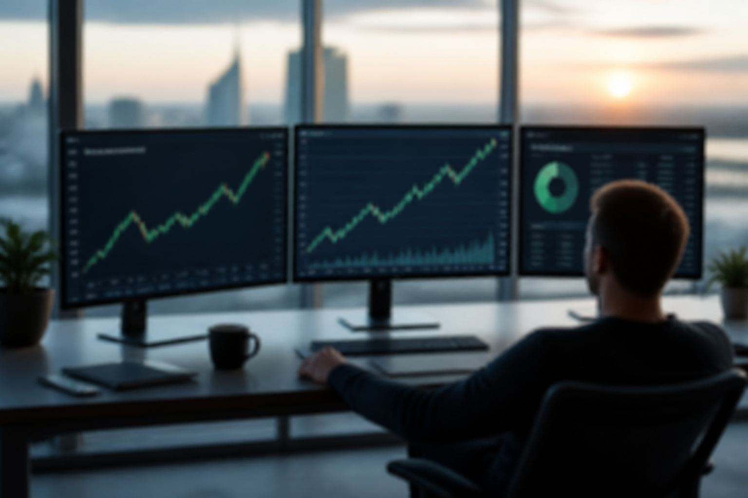 Pasyvus investavimas – investuotojas stebi ilgalaikius indeksų grafikus