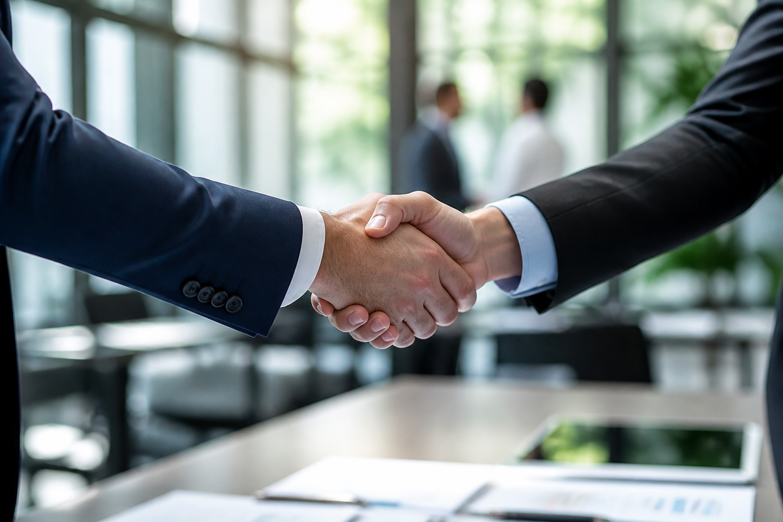 B2B verslas verslui: dviejų įmonių partnerystė