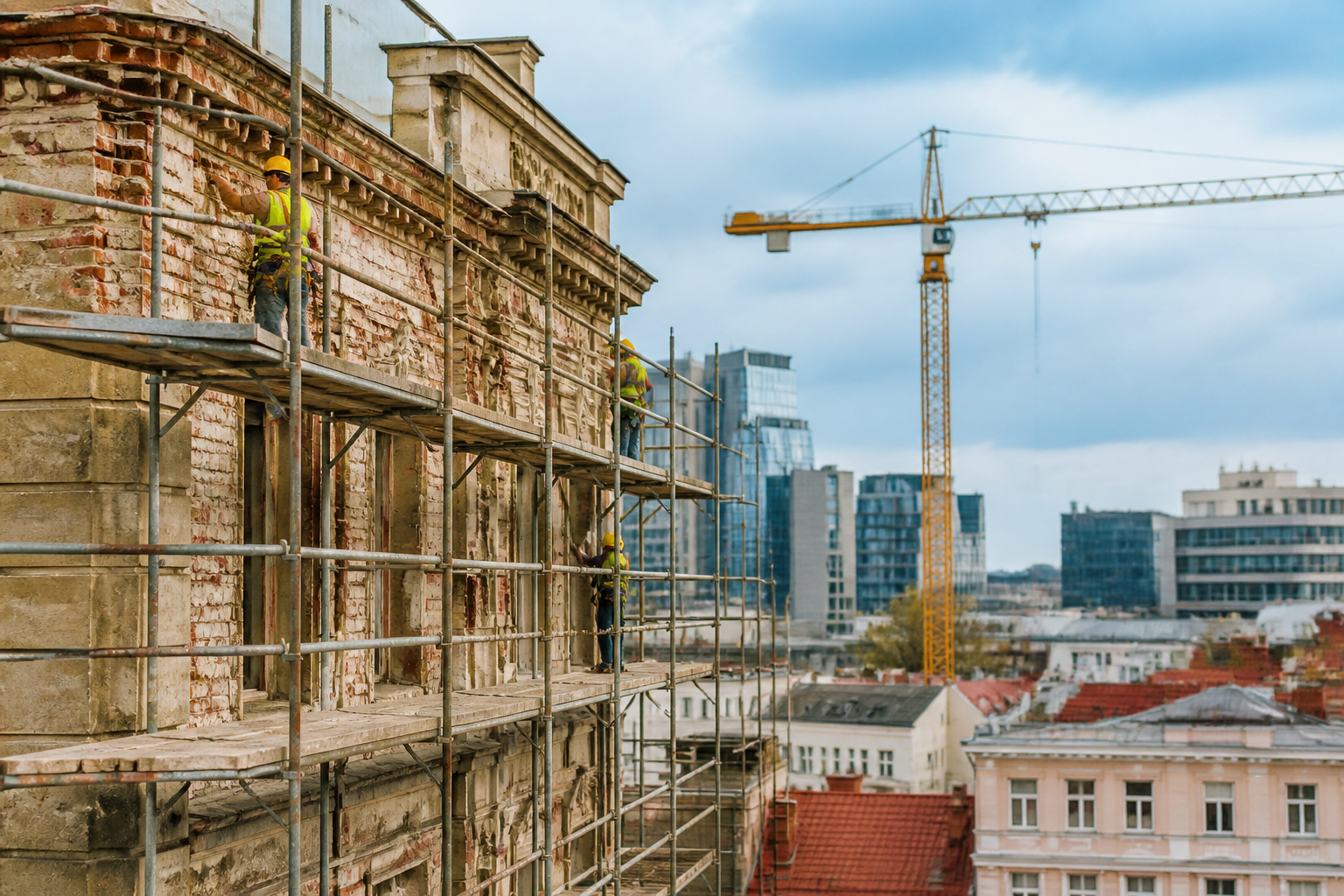 Rekonstrukcija – pastato atnaujinimo procesas